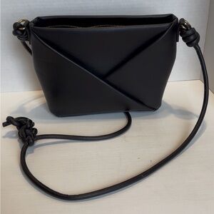 Antik Kraft Black Vegan Leather Purse Bag